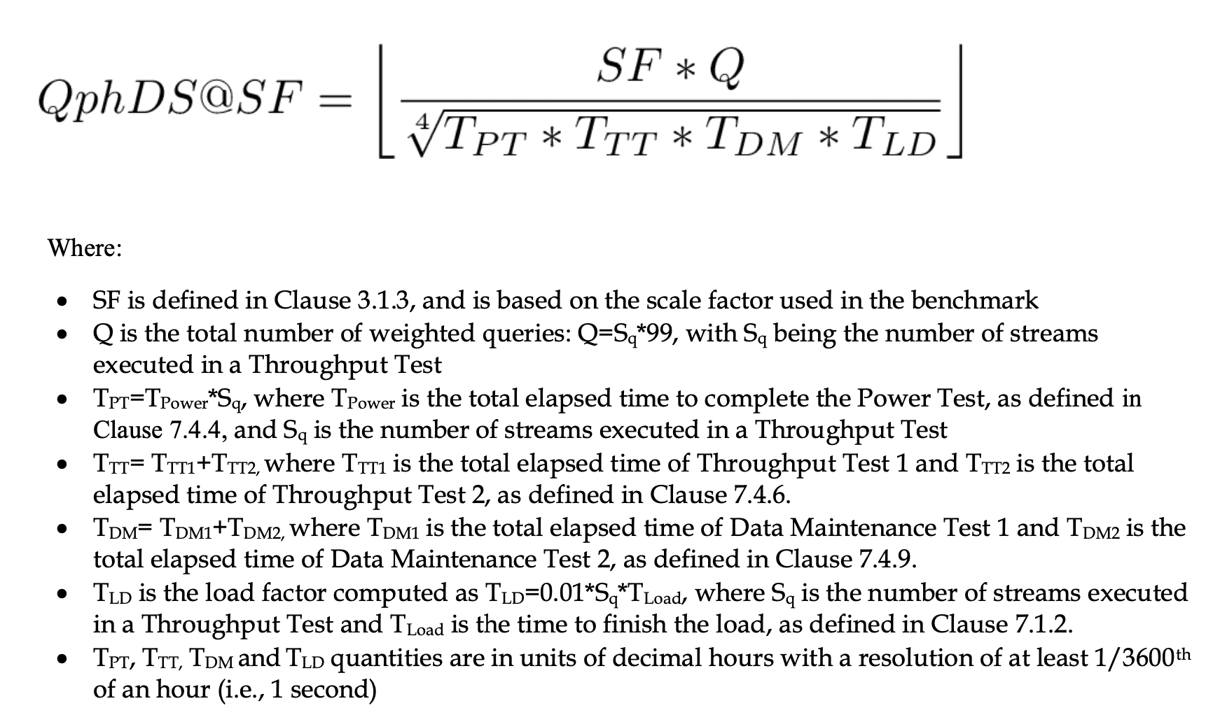 tpcds-metrics